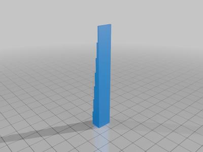 Millimeter Elevation Ruler