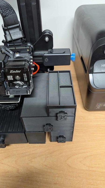 Ender 3V2 Triple Side Drawers