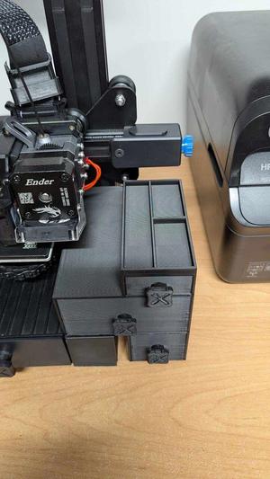 Ender 3V2 Triple Side Drawers