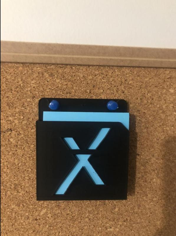 Post-it Holder for Corkboard
