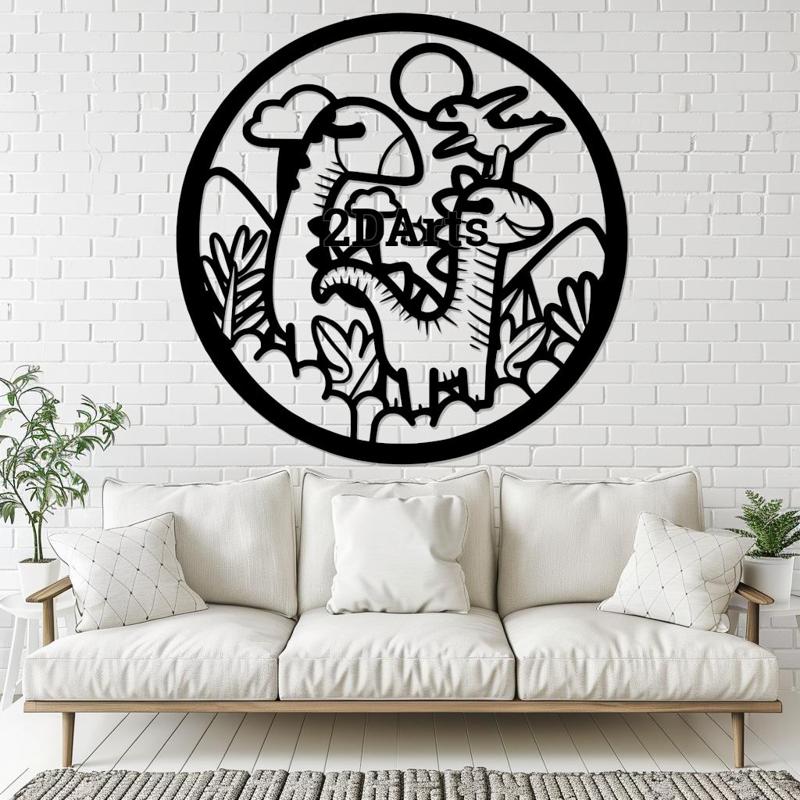 Cute Dinosaurs 2D Wall Art/Window Art