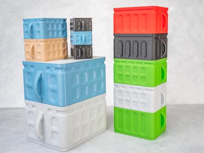 Stackable Boxes Container System + Vasemode!