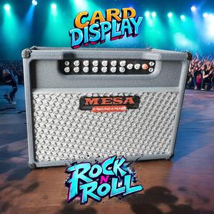 Mesa Boogie Amplifier, Card Display Stand, Pick Holder 2 for 1