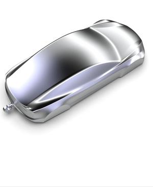 Tesla Model 3 Speedform Automotive Sculpture Keychain 3D print file