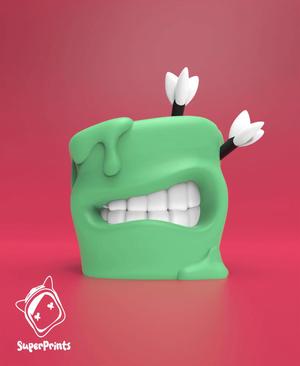 Gelatinous Cube - Easy Multicolor FDM RPG Minis (No supports)