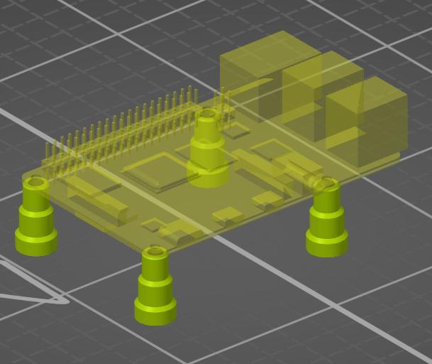Bumbag component for Raspberry Pi 4b