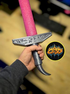 Pitted Fang Pool Noodle Sword