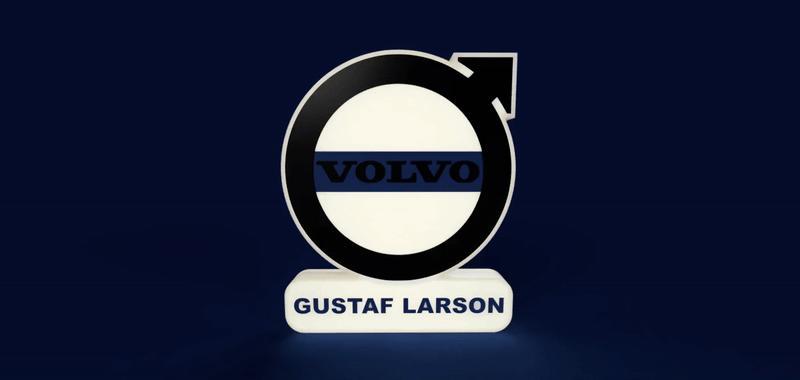 Volvo Sign – LED Strip Compatible