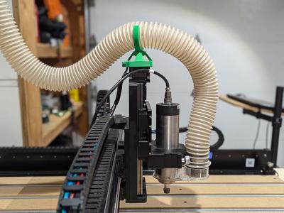Shapeoko HDZ Z-Stepper Gimbal Mount for 2.5-inch Dust Hose