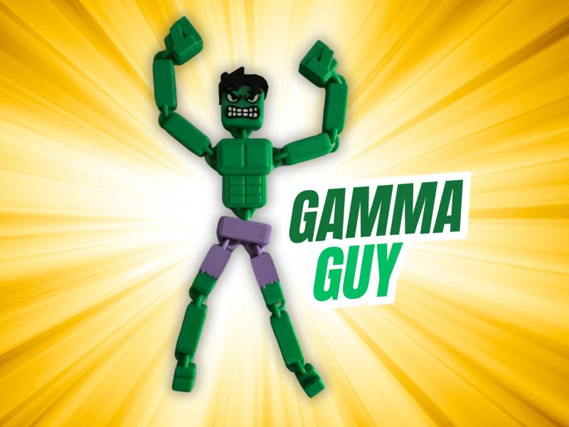 Gamma Guy – Hero Figure | ArticuLeague S1