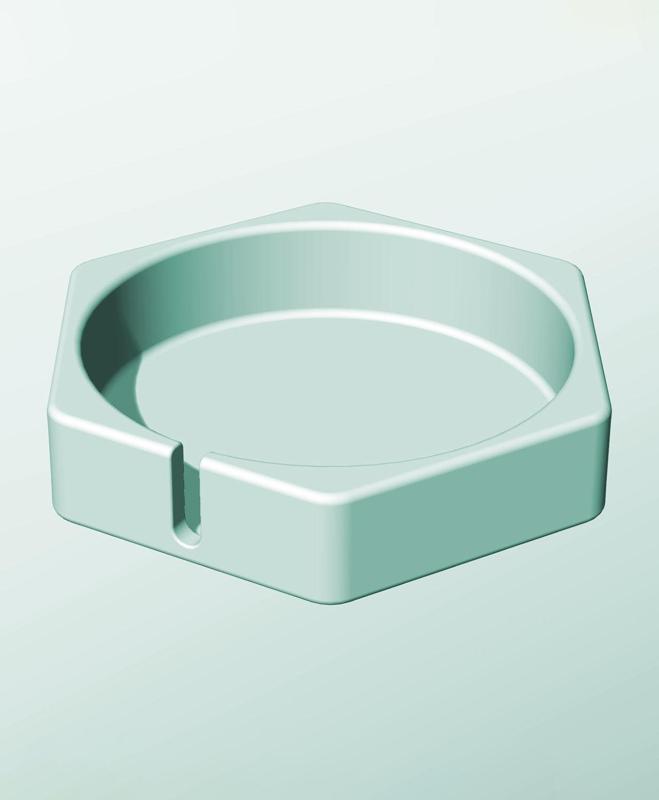 CH162-40-S Stackable slotted component box for creative makers
