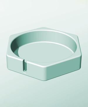 CH162-40-S Stackable slotted component box for creative makers