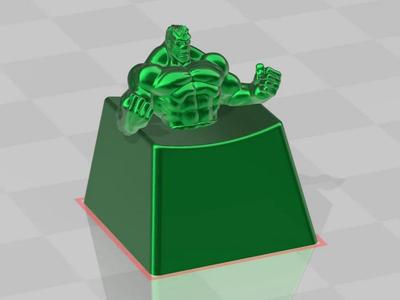 Hulk Keycap _ Marvel Keycap