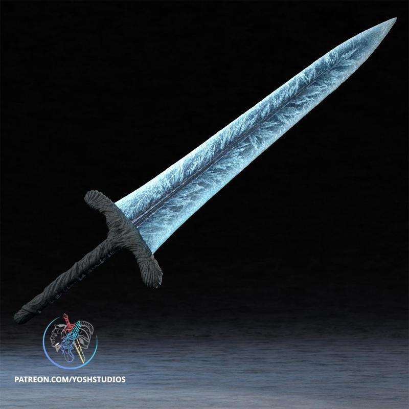 Dark Moon Great Sword 3D Printer STL File