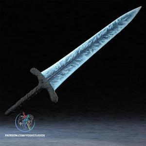 Dark Moon Great Sword 3D Printer STL File