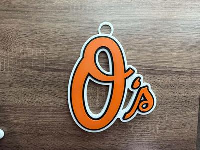 Baltimore Orioles Oversized Necklace, Pendant