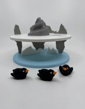 Icy Environment Playset (with Mini Penguins)