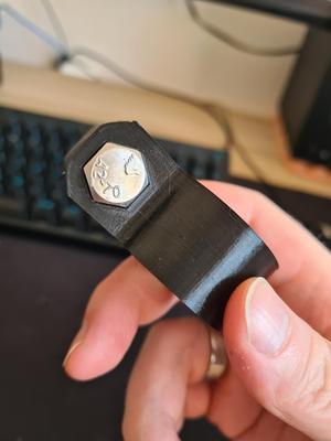 30mm tube clamp with winged/buttefly nut