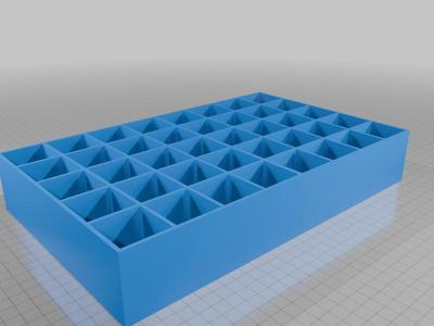 Paints organizer 35x35x35mm and 35x35x50