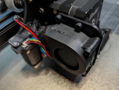 Creality Sprite Extruder Mount for Ender S1 with 4020 Hotend Fan