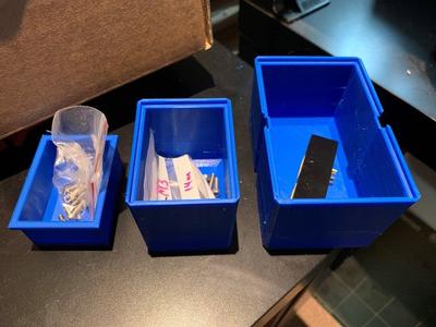 Tactix 380mm case small parts insert bins