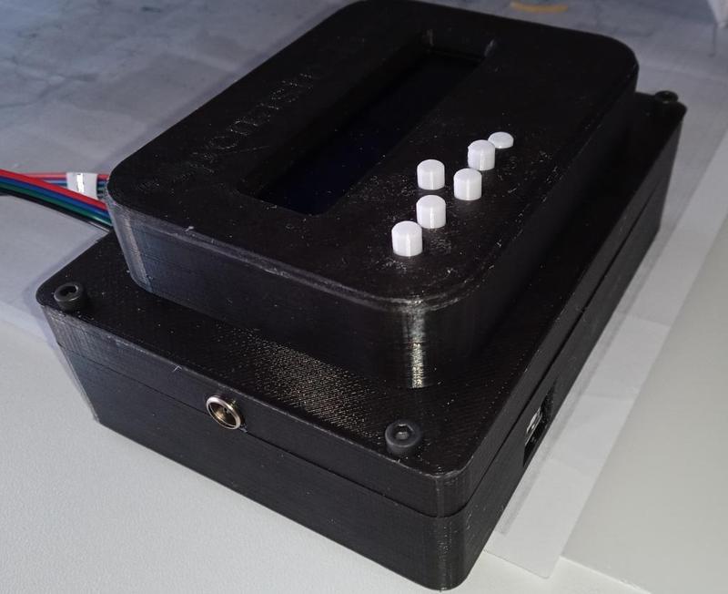 All in One OpenAstroTracker Case for MKS 2.1 with heat sink screen and power socket