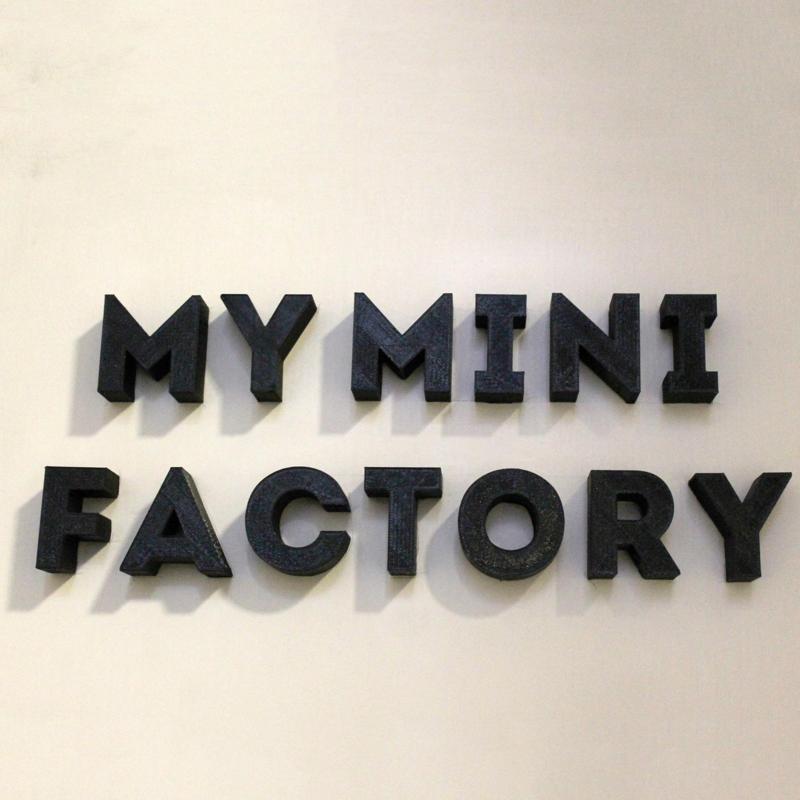 A to Z My Mini Factory Font