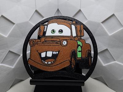 Tow Mater Disney Ear for 5 magnet Modular Headband