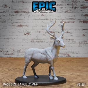 Deer / Hoofed Wild Animal / Stag / Antler Creature / Cervine Beast / Nature Guard / Forest Monster / Woodland Encounter