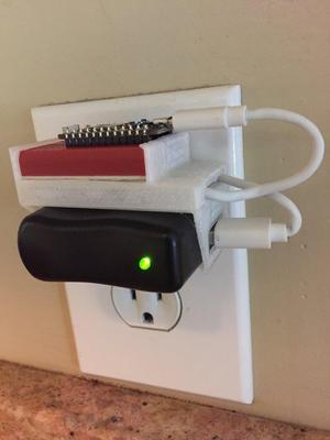 Tiny Breadboard Mount for USB Power Supply