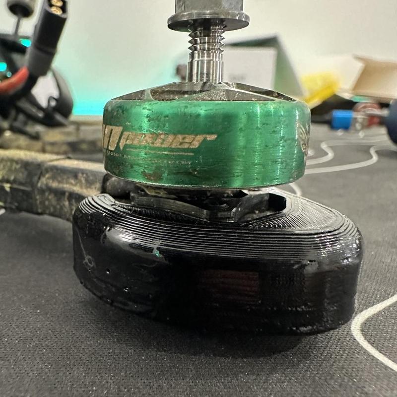 Apex arm bumper press fit