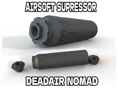 Airsoft Fake Suppressor/SILENCER Dead Air Nomad