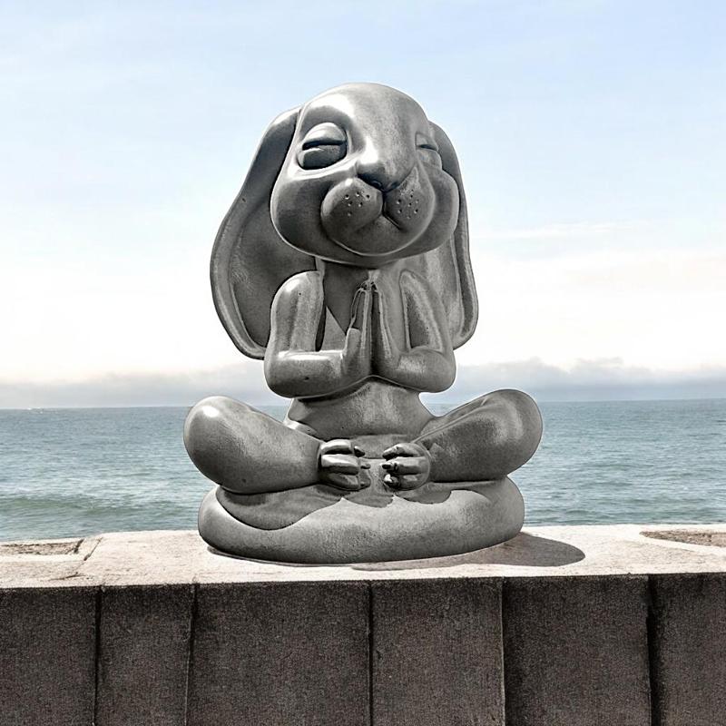 Rabbit Meditating