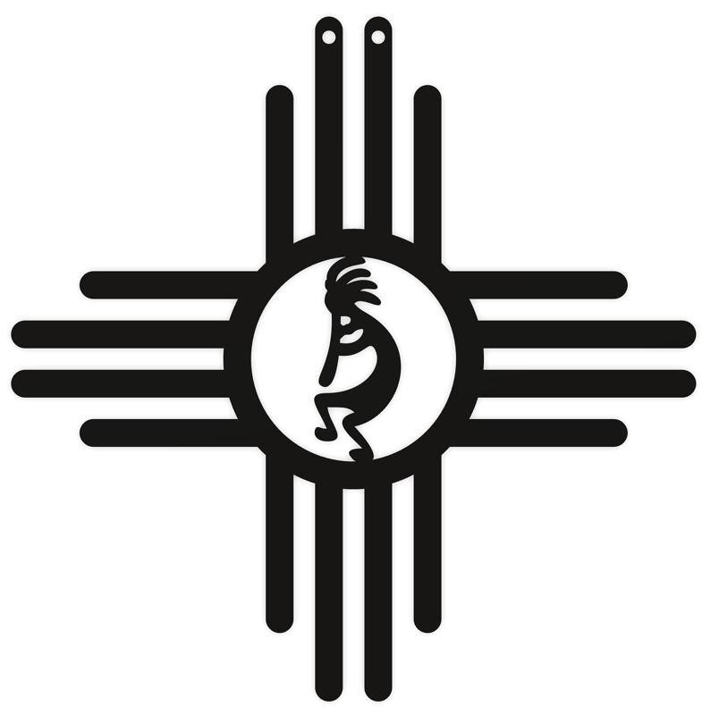 Kokopelli Zia (New Mexican / Southwestern Art)