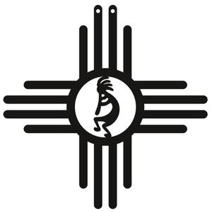 Kokopelli Zia (New Mexican / Southwestern Art)