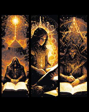 The owners of the mystical and fantasy knowledge will control the future - Set of Bookmarks