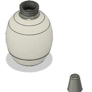 FFX Auron Nog Bottle