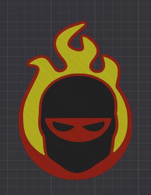 Halo Flaming Ninja Emblem