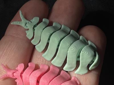 Articulated isopod toy - fidgety desk pet 