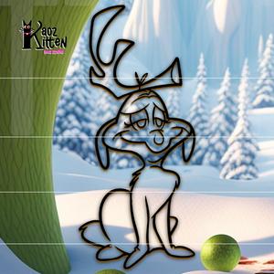 Grinch Who Stole Christmas Dog Max wall art Movie fanart character