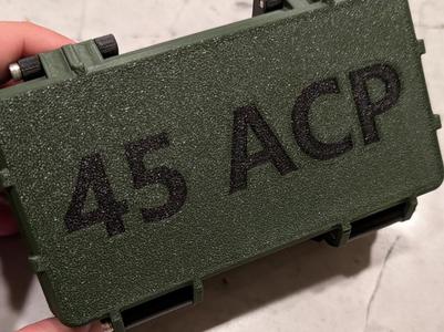 45 ACP 50rnd Ammo Box