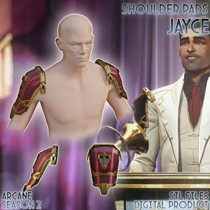 Jayce Cosplay Shoulder Pads Arcane League of Legends