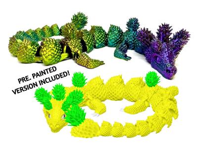 Articulated pineapple dragon - fits A1 mini!