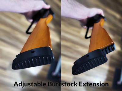 Adjustable Rifle Buttstock Extension