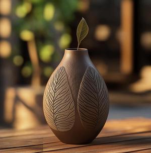 Rustic Bloom Vase: Where Nature Meets Timeless Elegance