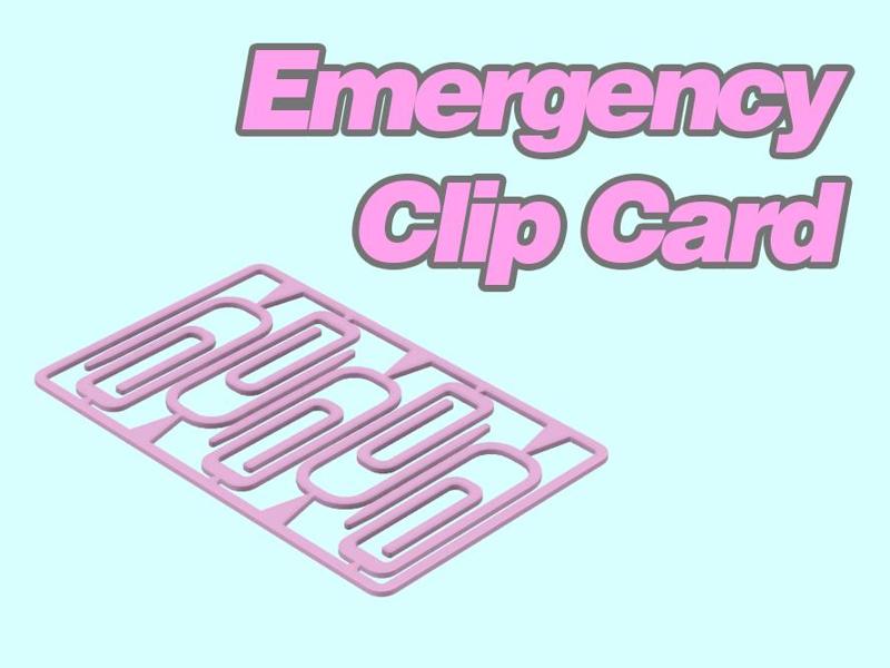 Emergency Clip Card