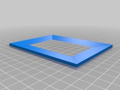 Plain photo frame - 2"x3" - "wallet sized"  