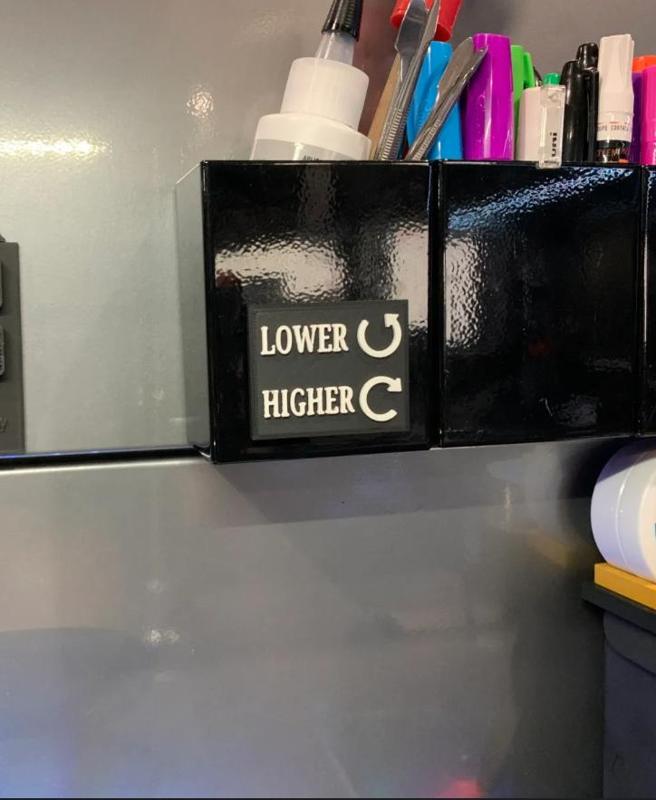 Bed Leveling Knobs Sign, Remind Me?