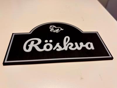 Custom Horse Name Tag – Fully Personalizable