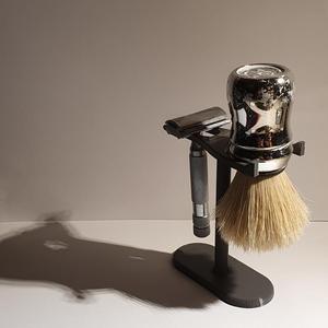 Shaving brush and razor stand / holder 